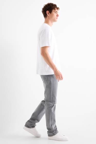 Bărbați - Straight jeans - denim-gri