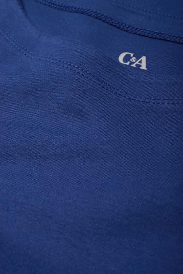 Femei - Tricou cu mânecă lungă - regular fit - albastru închis