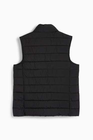 Femei - Vestă matlasată - negru