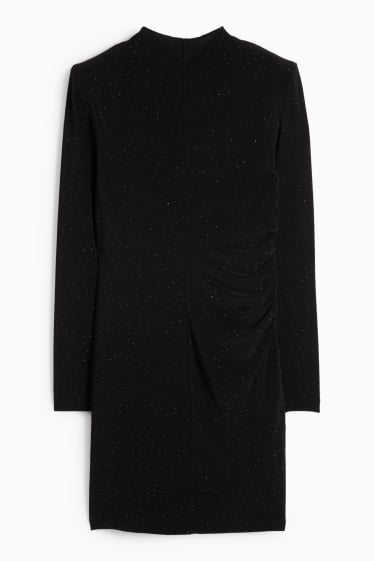 Femei - Rochie bodycon cu ștrasuri - negru