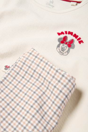Bebeluși - fete - Minnie Mouse - compleu bebeluși - 2 piese - bej deschis