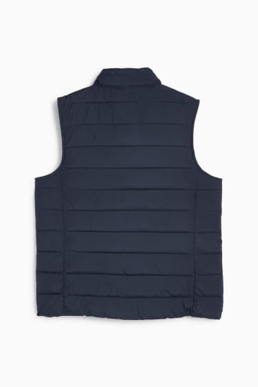Femei - Vestă matlasată - albastru închis