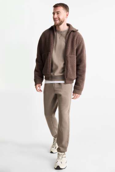 Bărbați - Pantaloni de trening - taupe