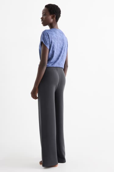 Femei - Pantaloni de sport - yoga - gri închis