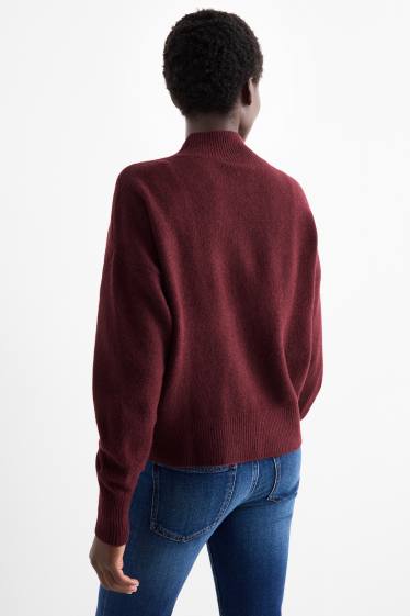 Femei - Pulover - bordo