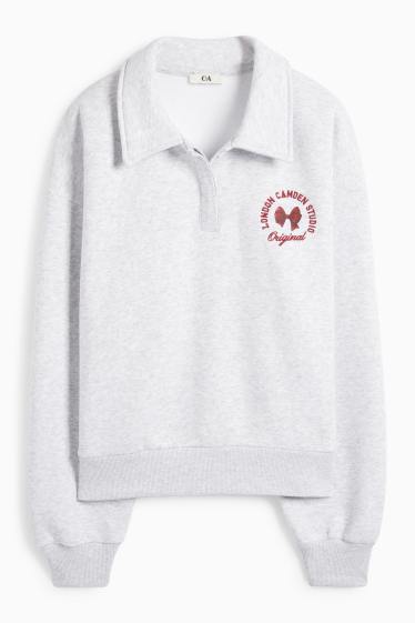 Donna - Felpa - grigio chiaro melange