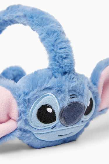 Copii - Fete - Lilo & Stitch - acoperitoare pentru urechi, din blană artificială - albastru