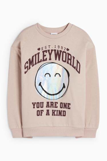 Copii - Fete - SmileyWorld® - bluză de molton - bej
