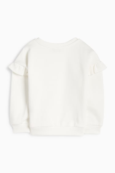 Children Girls - Fox - sweatshirt - white