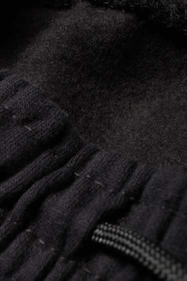 Copii - Băieți - Pantaloni de trening cargo - negru