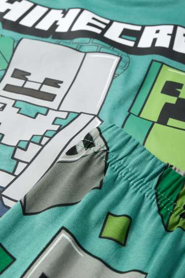 Copii - Băieți - Minecraft - pijama - 2 piese - verde