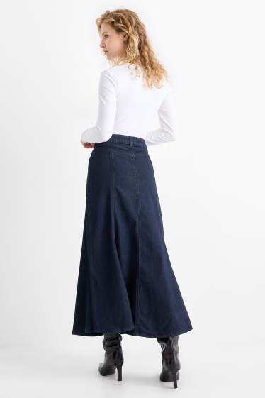 Femei - Fustă de blugi - denim-albastru închis