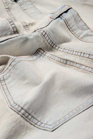 Femei - Wide leg jeans - talie joasă - denim-albastru deschis