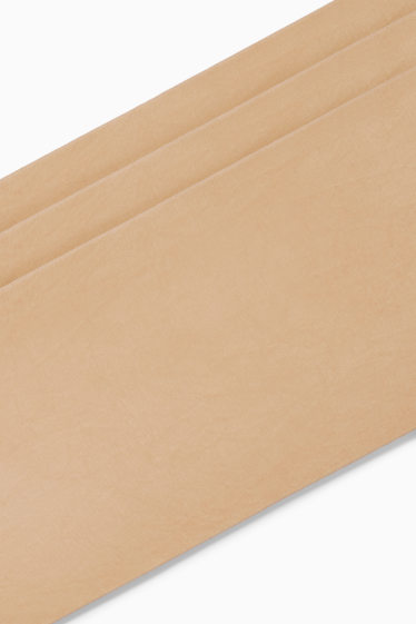 Dámské - Multipack 3 ks - silonové podkolenky - LYCRA® - 20 DEN - světle béžová