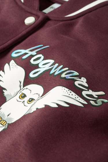 Copii - Fete - Harry Potter - jachetă tip college - bordo