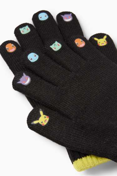 Copii - Băieți - Pokémon - mănuși - negru