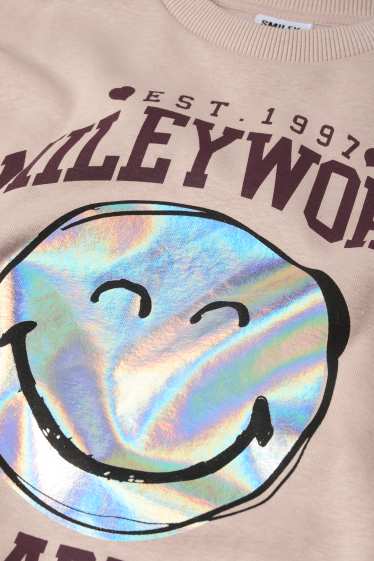 Copii - Fete - SmileyWorld® - bluză de molton - bej