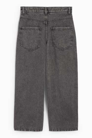 Copii - Băieți - Skater jeans - jeans termoizolanți - denim-gri