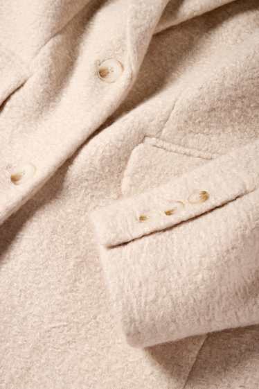 Femei - Blazer lung - relaxed fit - bej deschis