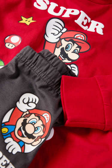 Copii - Băieți - Super Mario - pijama - 2 piese - roșu