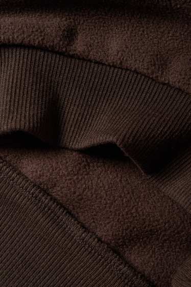 Children Boys - Fleece sweatshirt - brown / beige