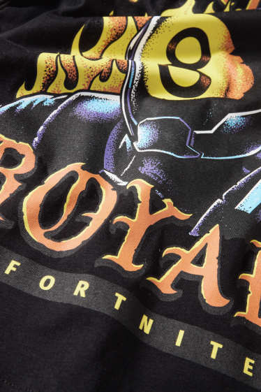 Copii - Băieți - Fortnite - tricou cu mânecă lungă - negru