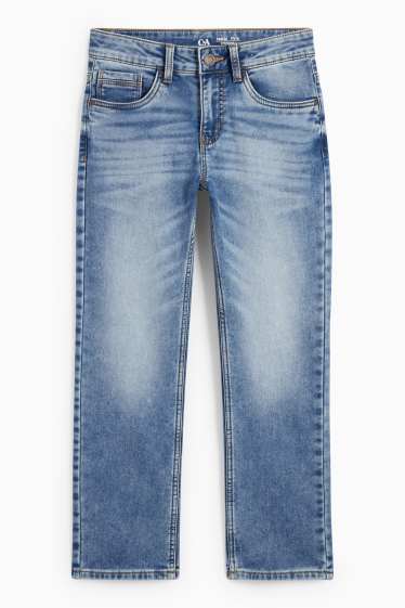 Copii - Băieți - Straight jeans - jeans termoizolanți - jog denim - LYCRA® - denim-albastru deschis