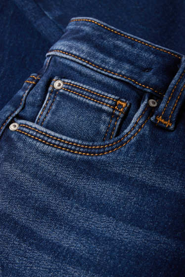 Copii - Fete - Skinny jeans - jeans termoizolanți - denim-albastru închis