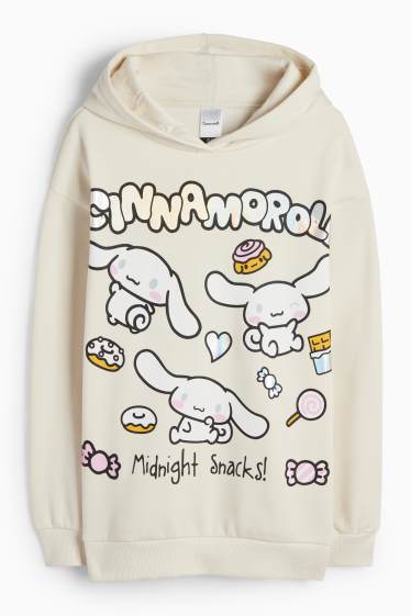 Copii - Fete - Cinnamoroll - hanorac - alb-crem