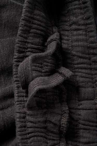 Copii - Băieți - Pantaloni de trening - structurați - negru