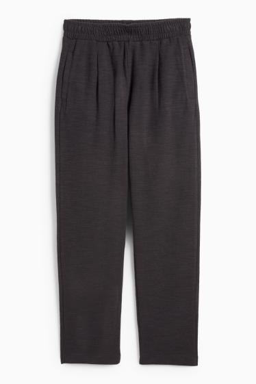 Copii - Băieți - Pantaloni de trening - structurați - negru