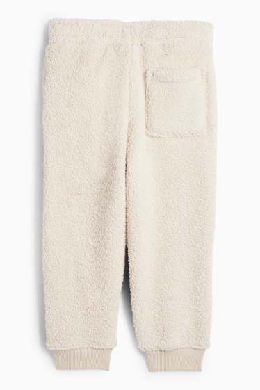 Copii - Băieți - Pantaloni de trening de fleece - alb-crem