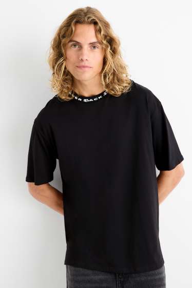 Bărbați - Tricou - relaxed fit - negru