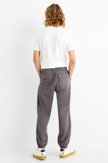 Bărbați - Pantaloni - loose fit - gri