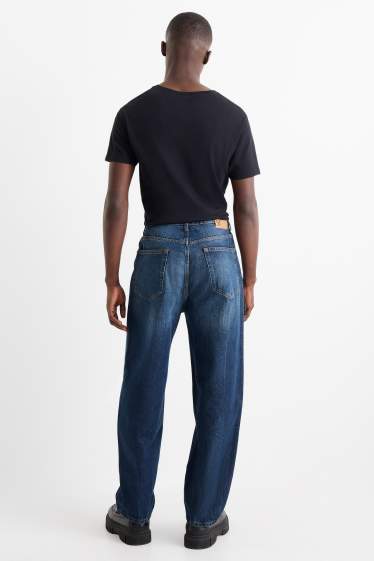 Pánské - Barrel jeans - džíny - modré