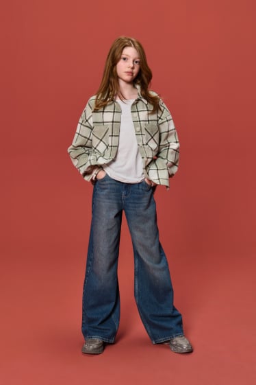 Copii - Fete - Baggy jeans - denim-albastru