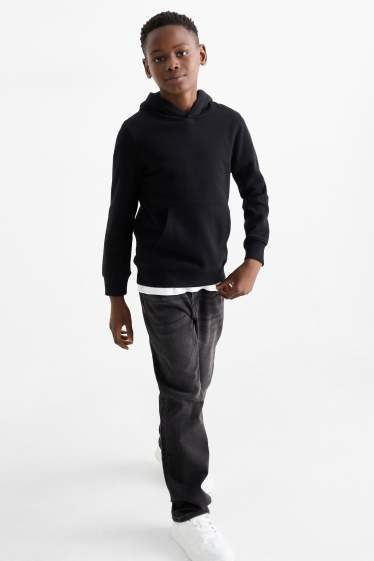 Copii - Băieți - Straight jeans - jeans termoizolanți - jog denim - denim-gri