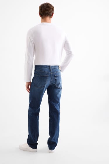 Bărbați - Straight jeans - LYCRA® - denim-albastru