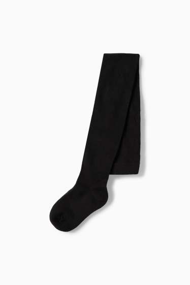 Copii - Fete - Set - rochie din șifon, cardigan tricotat și dresuri - 3 piese - negru