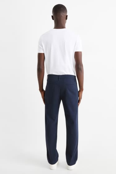 Bărbați - Chino - regular fit - albastru închis
