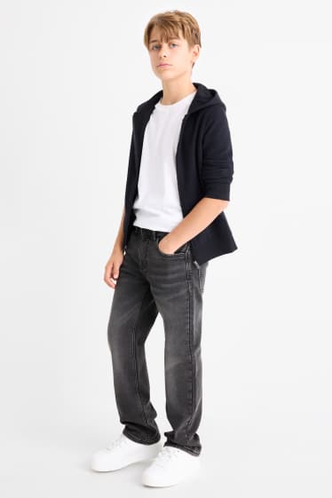 Copii - Băieți - Straight jeans - jeans termoizolanți - jog denim - denim-gri
