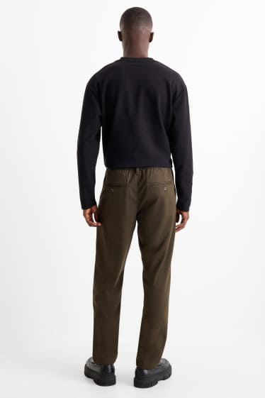 Bărbați - Chino - tapered fit - verde închis