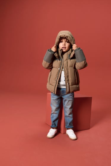 Copii - Băieți - Slim jeans - jeans termoizolanți - denim-albastru