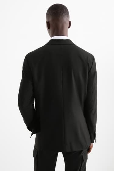 Bărbați - Sacou modular - regular fit - negru