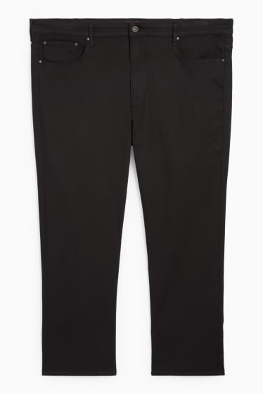 Bărbați - Pantaloni termoizolanți - regular fit - negru