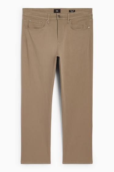 Bărbați - Pantaloni termoizolanți - regular fit - bej