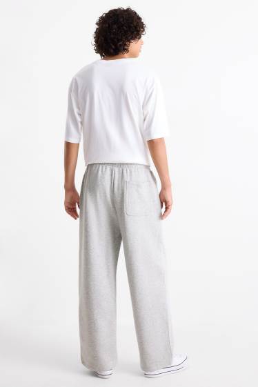 Bărbați - Pantaloni de trening - gri deschis melanj