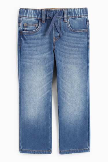 Copii - Băieți - Straight jeans - jeans termoizolanți - denim-albastru