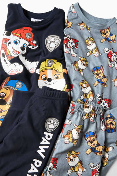 Copii - Băieți - Multipack 2 buc. - Patrula cățelușilor - Chase - pijama - 4 piese - albastru închis