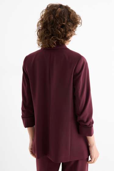 Femei - Blazer office - regular fit - bordo